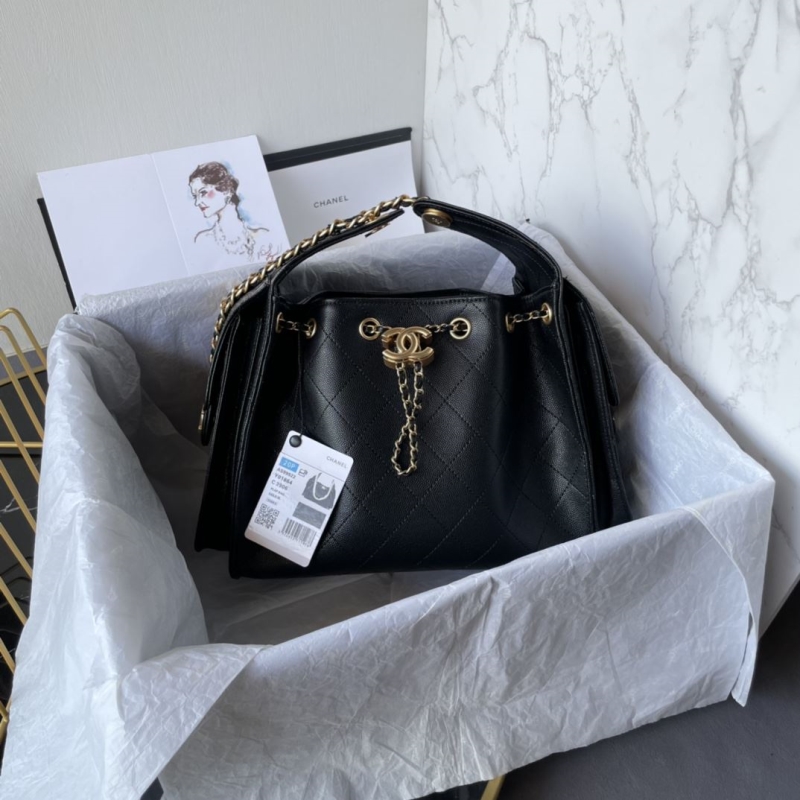 Ch*el top handle bags